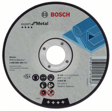 Bosch Trennscheibe für Metall 115 x 2,5 x 22,2 mm